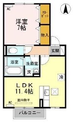 パークハイムIIの物件間取画像